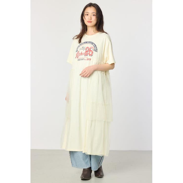 サイドティアードマキシワンピース | RODEO CROWNS WIDE BOWL | 詳細画像3 