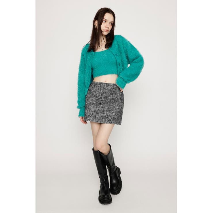 MULTI COLOR TWEED ショートスカート | SLY OUTLET | 詳細画像1 