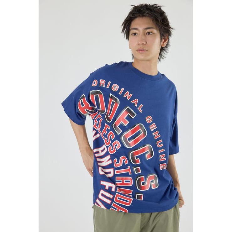NVY | ハリウッドロゴTシャツ | RODEO CROWNS WIDE BOWL