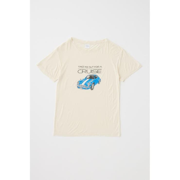 ECRU | DAD’S CAR Tシャツ | MOUSSY OUTLET