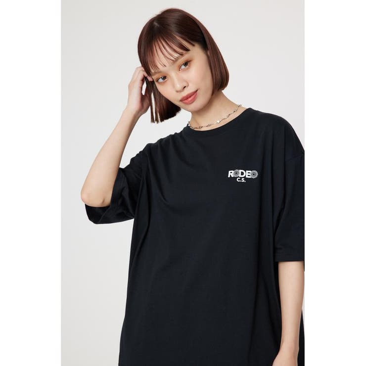 Flower Bloom Logo Tシャツ[品番：BJLW0027594]｜RODEO CROWNS WIDE 