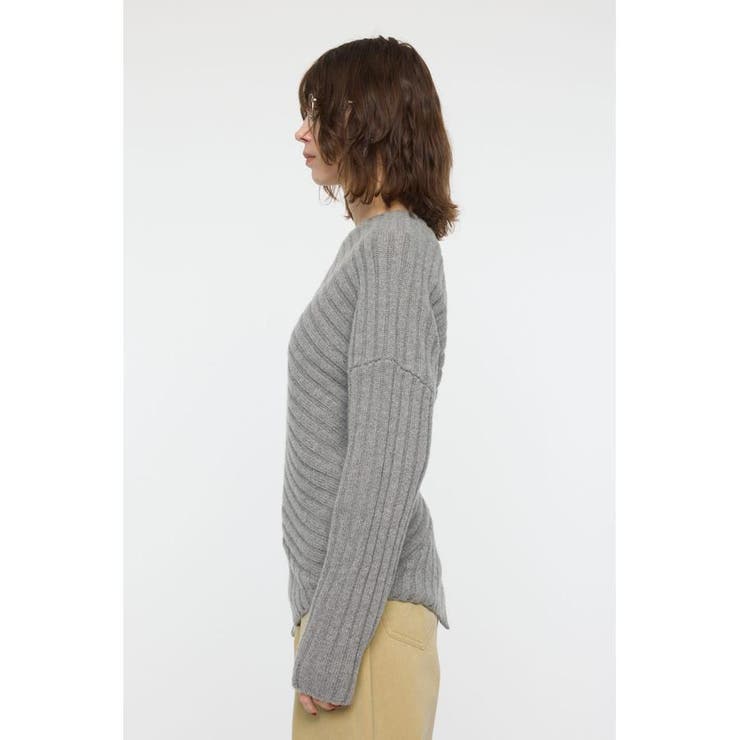 ASYMMETRY RIB ニット | MOUSSY OUTLET | 詳細画像20 