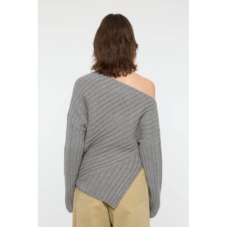 ASYMMETRY RIB ニット | MOUSSY OUTLET | 詳細画像22 