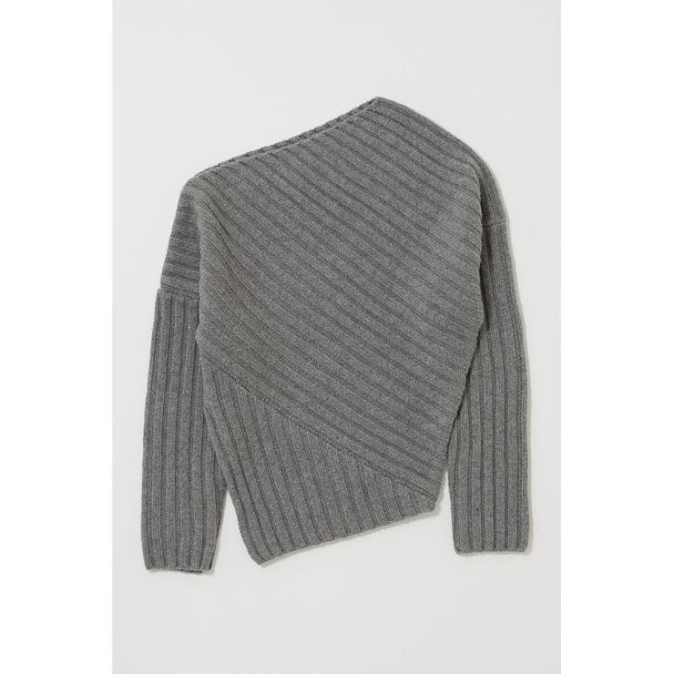 ASYMMETRY RIB ニット | MOUSSY OUTLET | 詳細画像28 