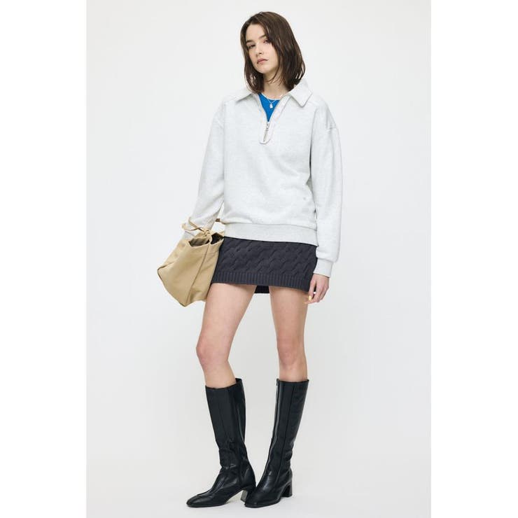 HALF ZIP SWEAT POLO プルオーバー | MOUSSY OUTLET | 詳細画像21 