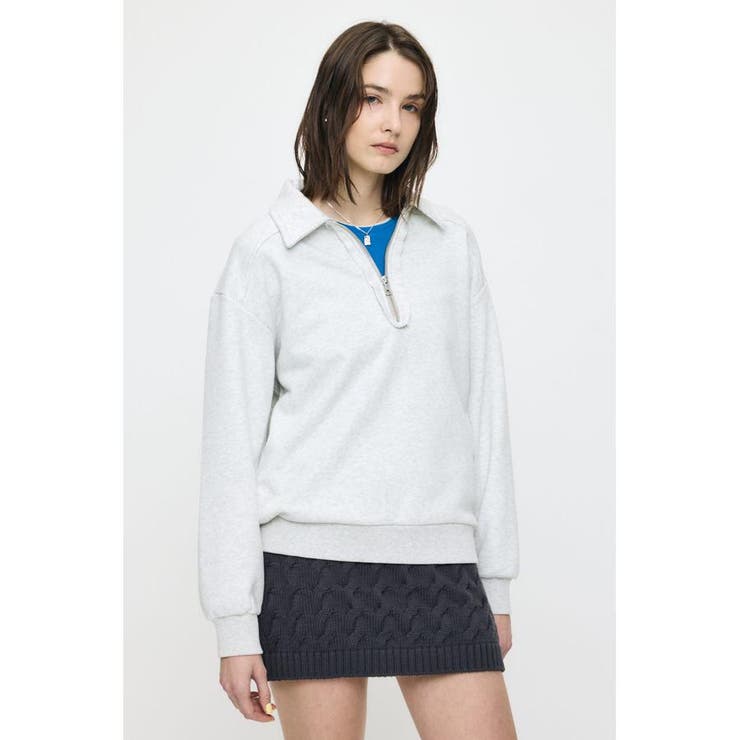 HALF ZIP SWEAT POLO プルオーバー | MOUSSY OUTLET | 詳細画像22 