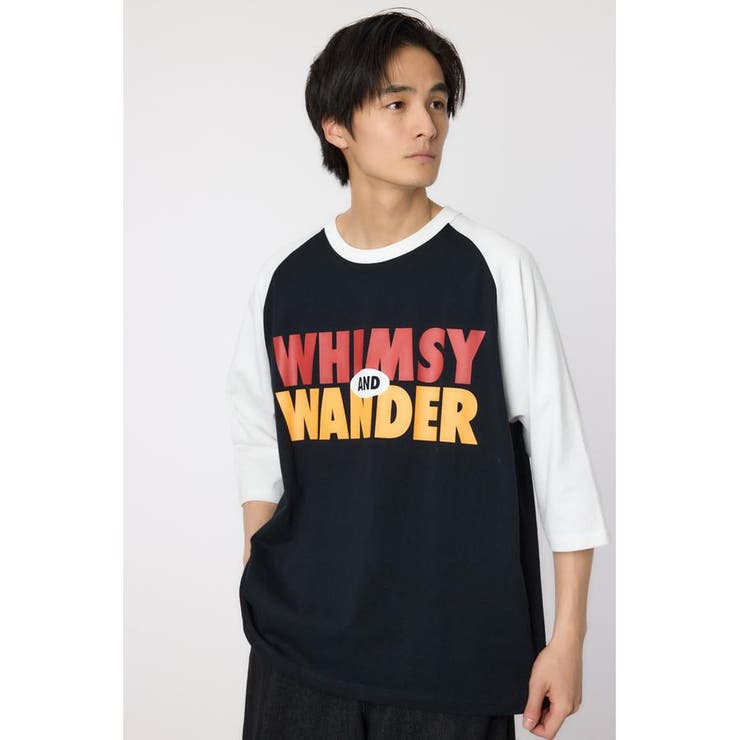BLK | ウィムジー7分袖Tシャツ | RODEO CROWNS WIDE BOWL