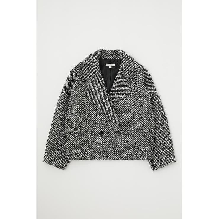 BIG COLLAR TWEED ジャケット[品番：BJLW0019774]｜MOUSSY OUTLET