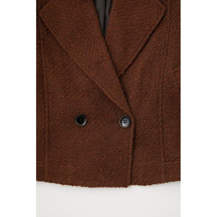 BIG COLLAR TWEED ジャケット[品番：BJLW0019774]｜MOUSSY OUTLET