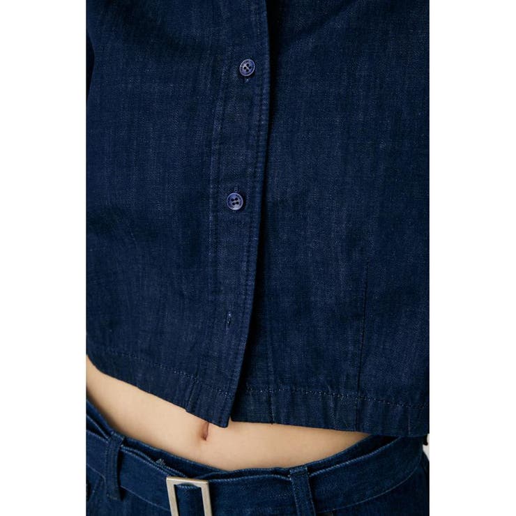 DENIM CROP シャツ | MOUSSY OUTLET | 詳細画像21 