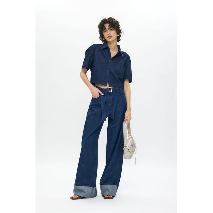 DENIM CROP シャツ | MOUSSY OUTLET | 詳細画像23 