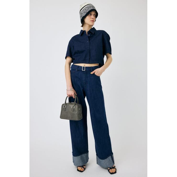 DENIM CROP シャツ | MOUSSY OUTLET | 詳細画像12 