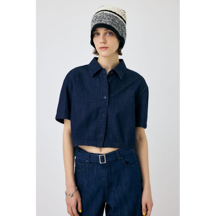 DENIM CROP シャツ | MOUSSY OUTLET | 詳細画像15 
