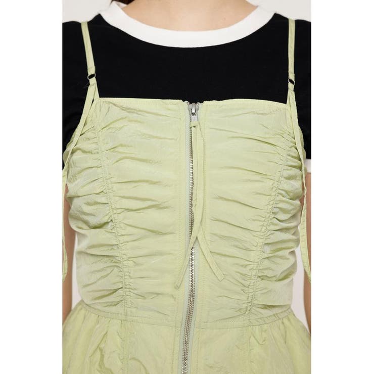 FRONT ZIP GATHER CAMI ワンピース | SLY OUTLET | 詳細画像7 