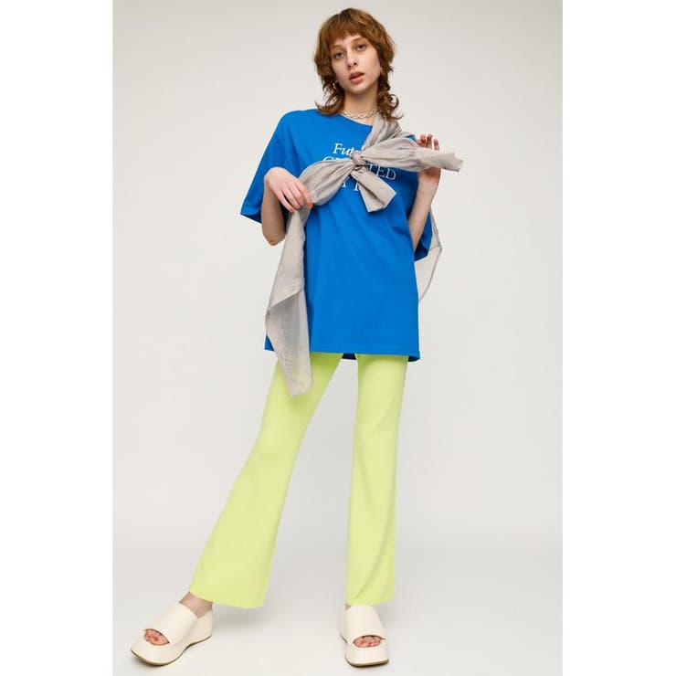 NYLON BLEND COLOR FLARE パンツ[品番：BJLW0023371]｜SLY