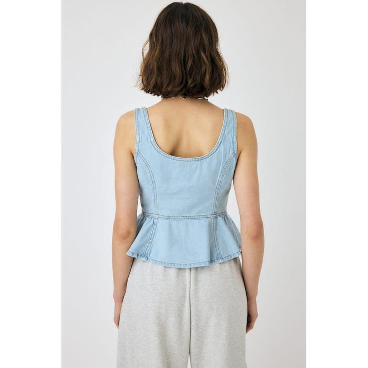 SQUARE NECK デニム ビスチェ | MOUSSY OUTLET | 詳細画像17 