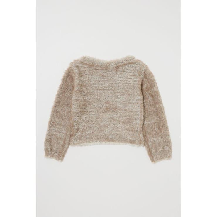 FAUX FUR KNIT CROP トップス | MOUSSY OUTLET | 詳細画像2 