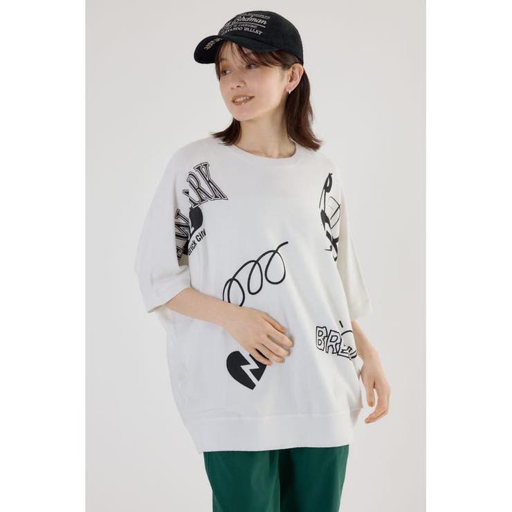 O/WHT1 | BREAK ドルマンニット | RODEO CROWNS WIDE BOWL