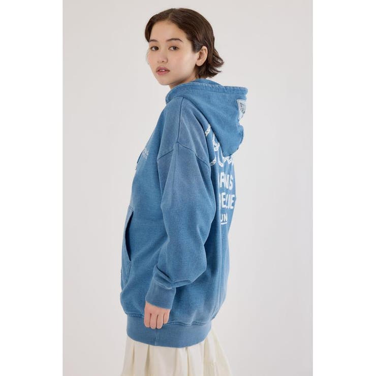 インディゴ裏毛ビッグジップパーカー | RODEO CROWNS WIDE BOWL | 詳細画像11 