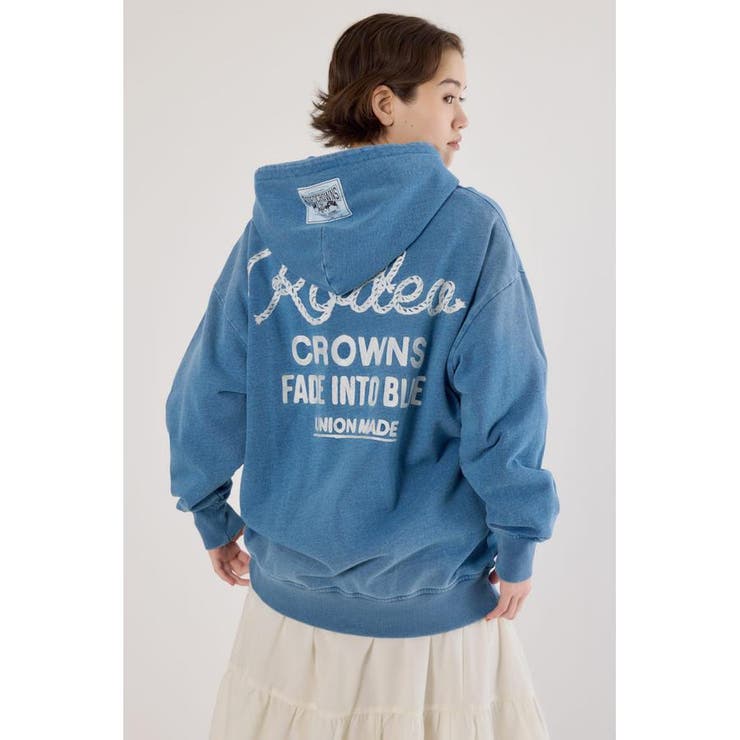 インディゴ裏毛ビッグジップパーカー | RODEO CROWNS WIDE BOWL | 詳細画像12 