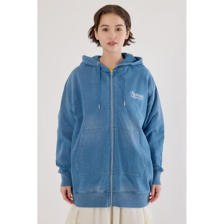 インディゴ裏毛ビッグジップパーカー | RODEO CROWNS WIDE BOWL | 詳細画像16 