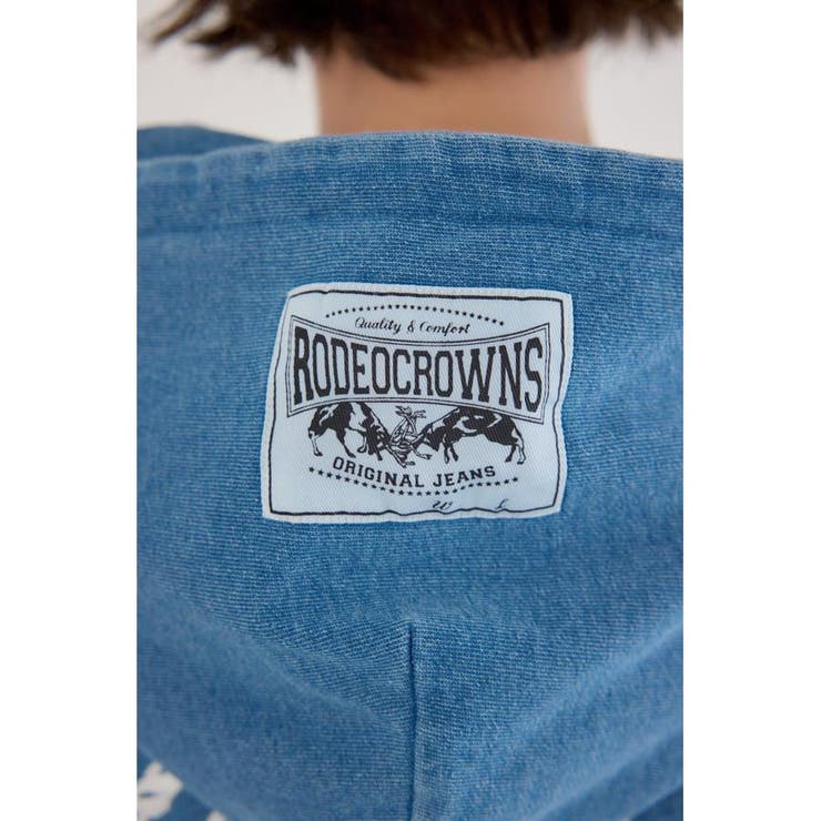 インディゴ裏毛ビッグジップパーカー | RODEO CROWNS WIDE BOWL | 詳細画像22 
