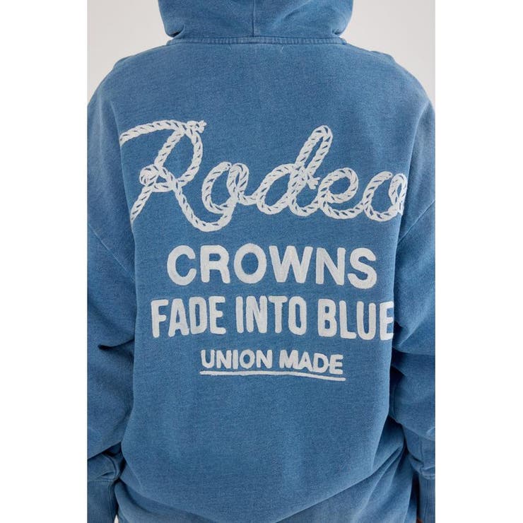インディゴ裏毛ビッグジップパーカー | RODEO CROWNS WIDE BOWL | 詳細画像23 