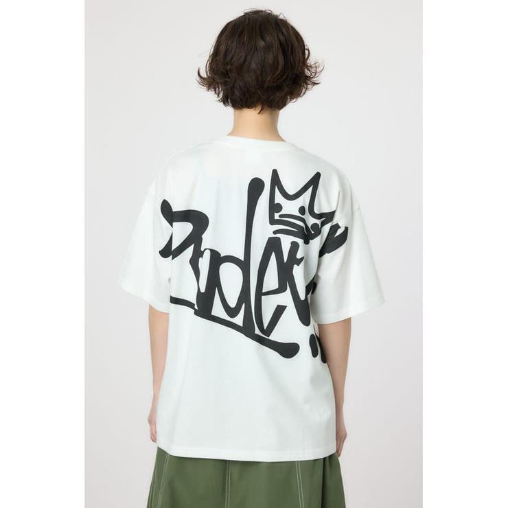 グランジ】1JINN STUDIO Dog & Cat ラウンドTシャツ