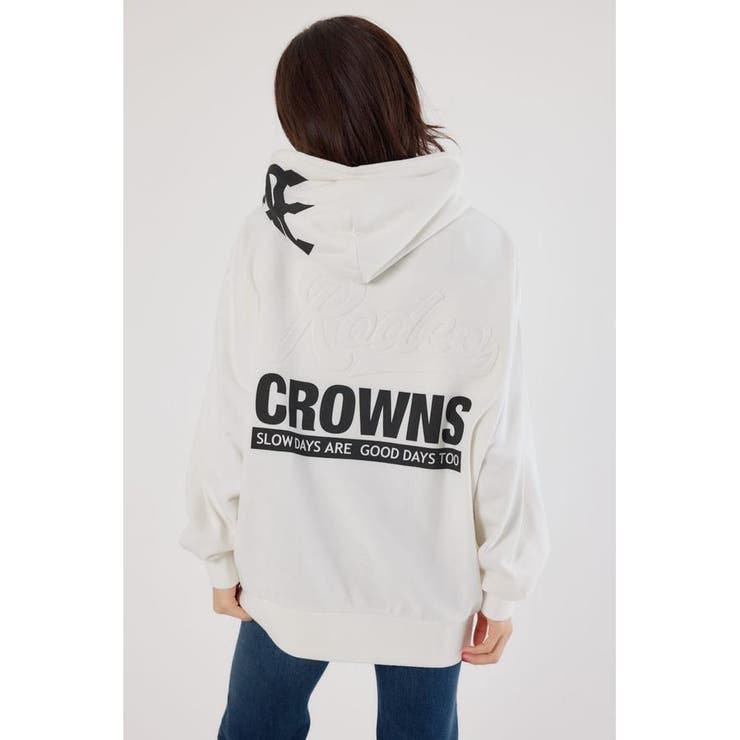 O/WHT1 | バックエンボススクリプトロゴパーカー | RODEO CROWNS WIDE BOWL