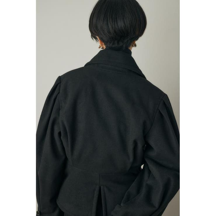 ショートジャケット リサイクルポリエステル×ウール混 | MOUSSY OUTLET | 詳細画像10 