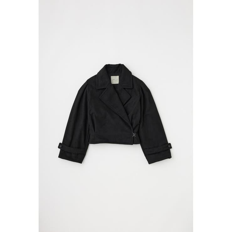 ショートジャケット リサイクルポリエステル×ウール混 | MOUSSY OUTLET | 詳細画像12 