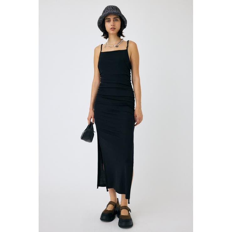 BLK | DRAPE CAMI ドレス | MOUSSY OUTLET