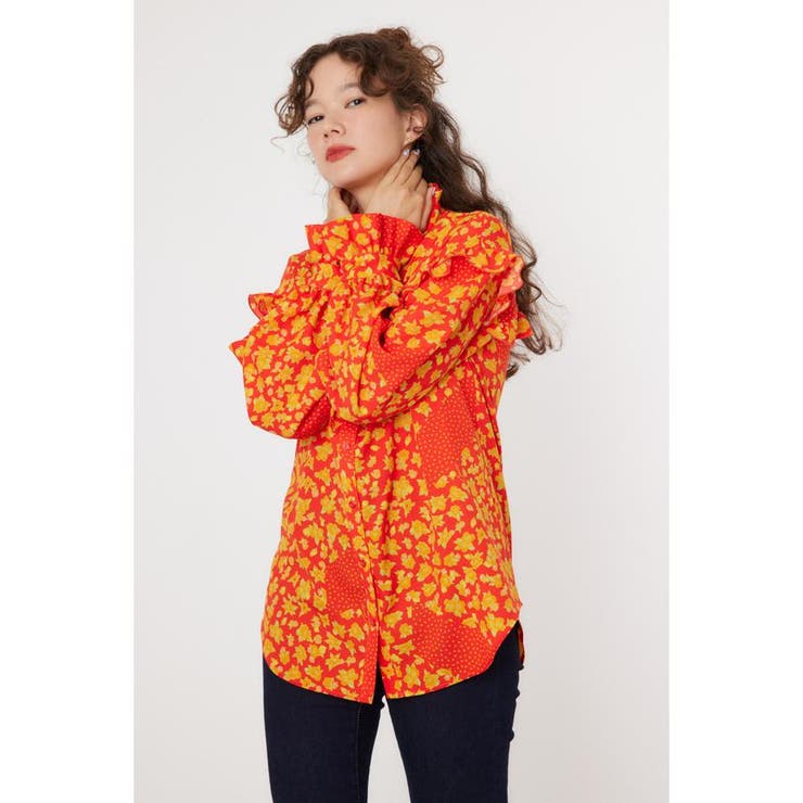 floral ブラウス | RODEO CROWNS WIDE BOWL | 詳細画像1 