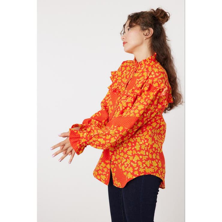 floral ブラウス | RODEO CROWNS WIDE BOWL | 詳細画像3 