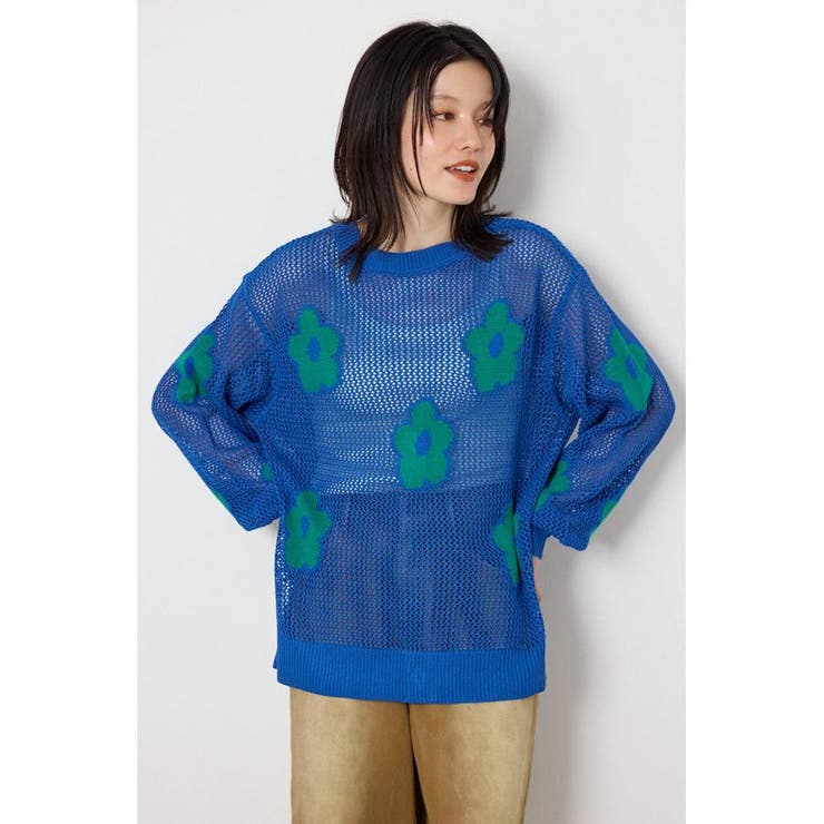 2WAYフラワーニットトップス | RODEO CROWNS WIDE BOWL | 詳細画像6 