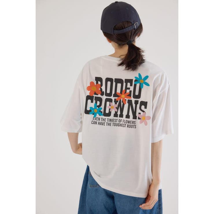 フラワークロスパッチTシャツ | RODEO CROWNS WIDE BOWL | 詳細画像2 