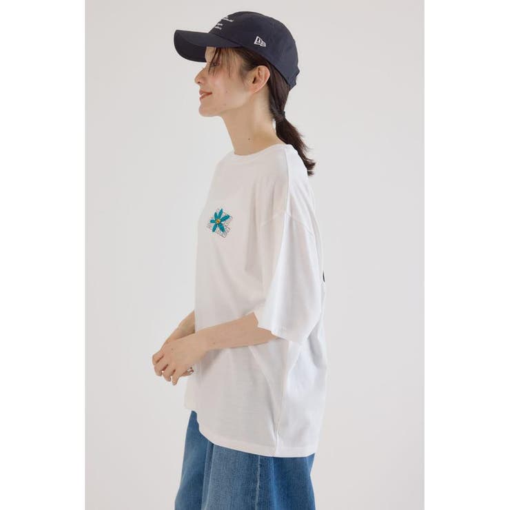 フラワークロスパッチTシャツ | RODEO CROWNS WIDE BOWL | 詳細画像3 