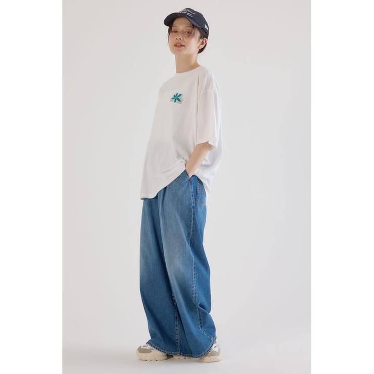 フラワークロスパッチTシャツ | RODEO CROWNS WIDE BOWL | 詳細画像6 