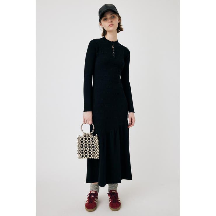FLARE HEM KNIT ドレス | MOUSSY OUTLET | 詳細画像1 