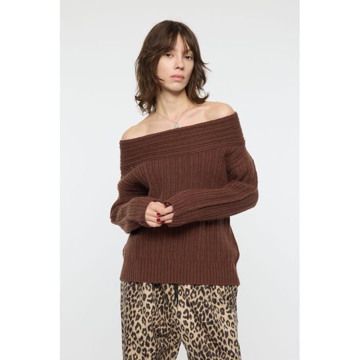 OVER RIB OFF SHOULDER トップス | MOUSSY OUTLET | 詳細画像9 