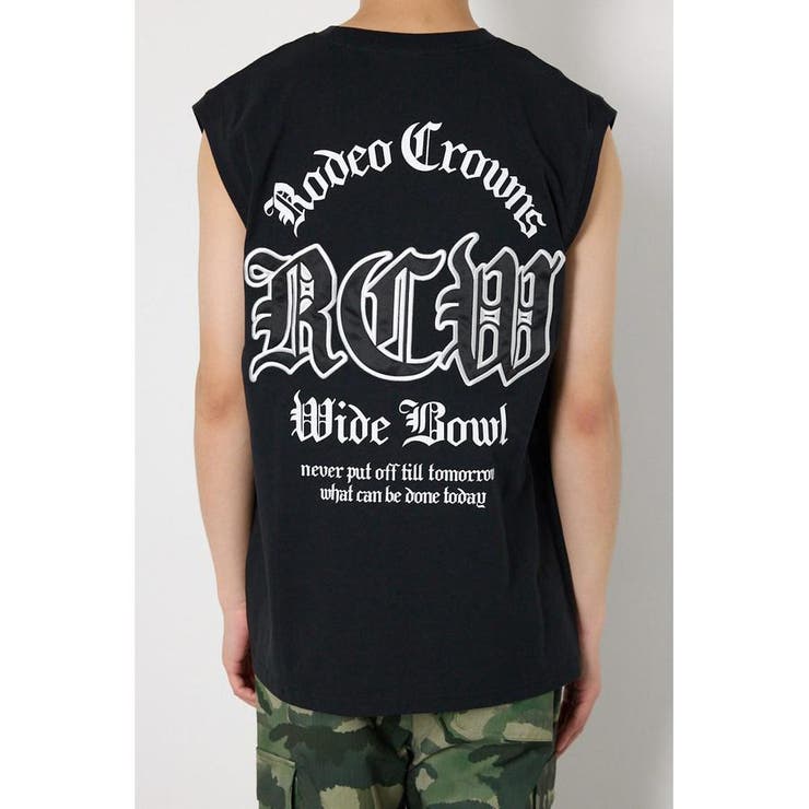 Blackletterノースリーブトップス | RODEO CROWNS WIDE BOWL | 詳細画像17 
