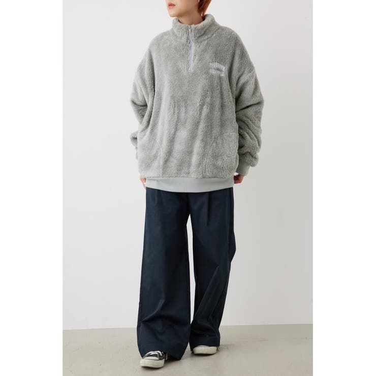 Sharp Neck Velour Tops（Dove Grey） Sharp Neck Velour Tops（Dove Grey）