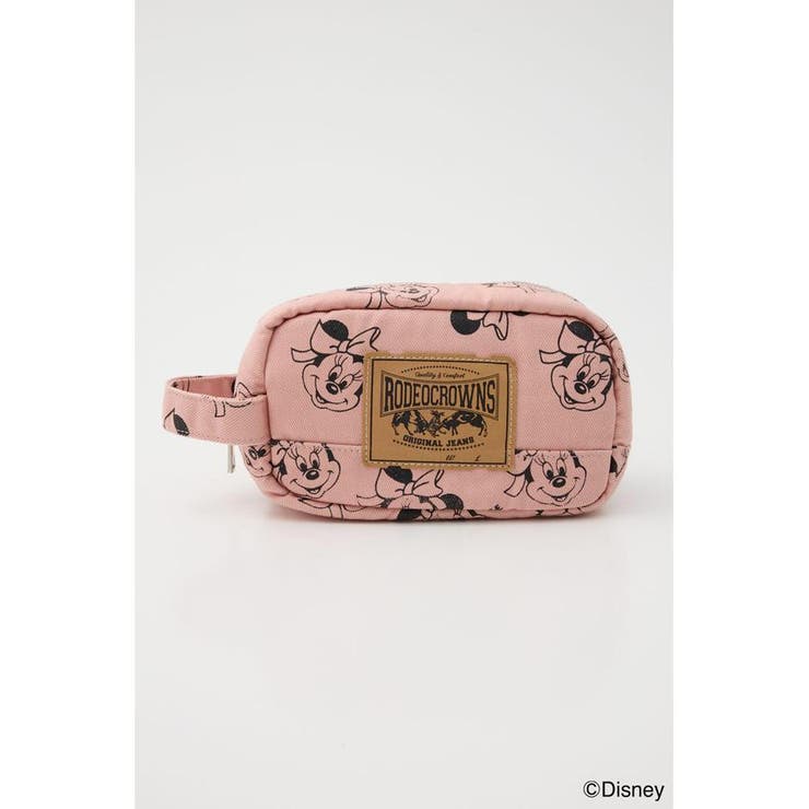 PNK | （ミッキー＆ミニー）DENIMポーチ | RODEO CROWNS WIDE BOWL