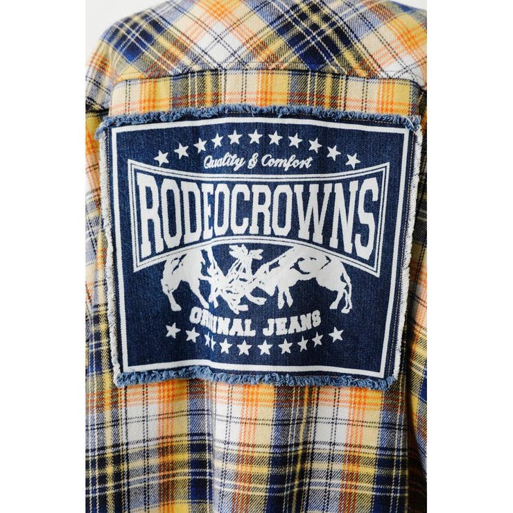 （WEB限定）Denim パッチ ドッキングシャツWL | RODEO CROWNS WIDE BOWL | 詳細画像6 
