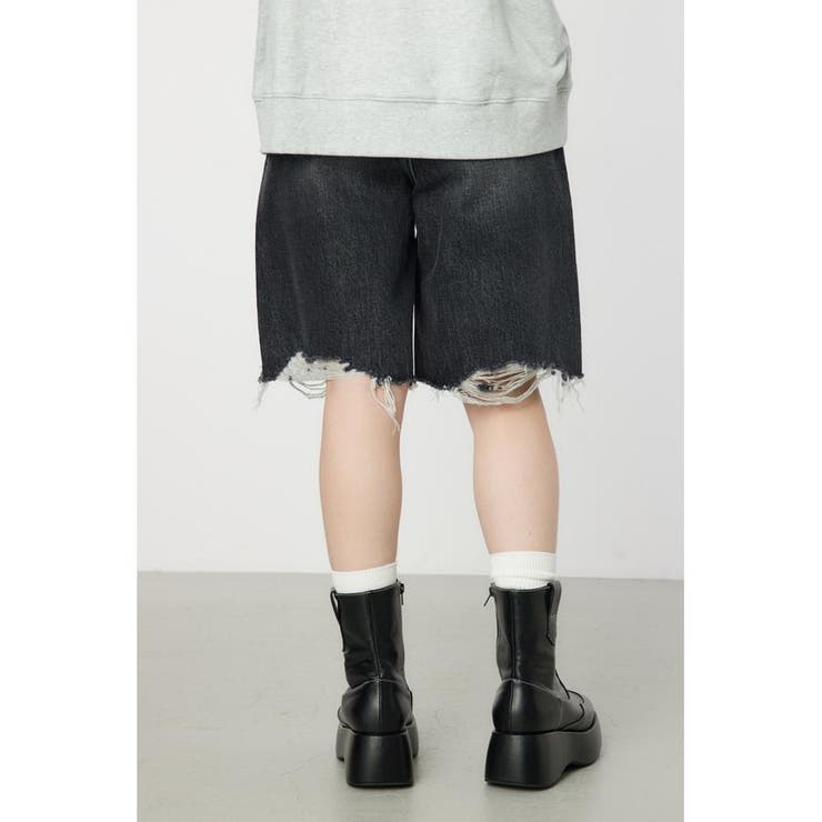 ダメージDENIM バミューダパンツ[品番：BJLW0029734]｜RODEO
