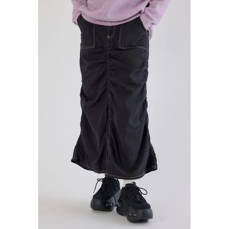 シャーリングマキシスカート | RODEO CROWNS WIDE BOWL | 詳細画像1 