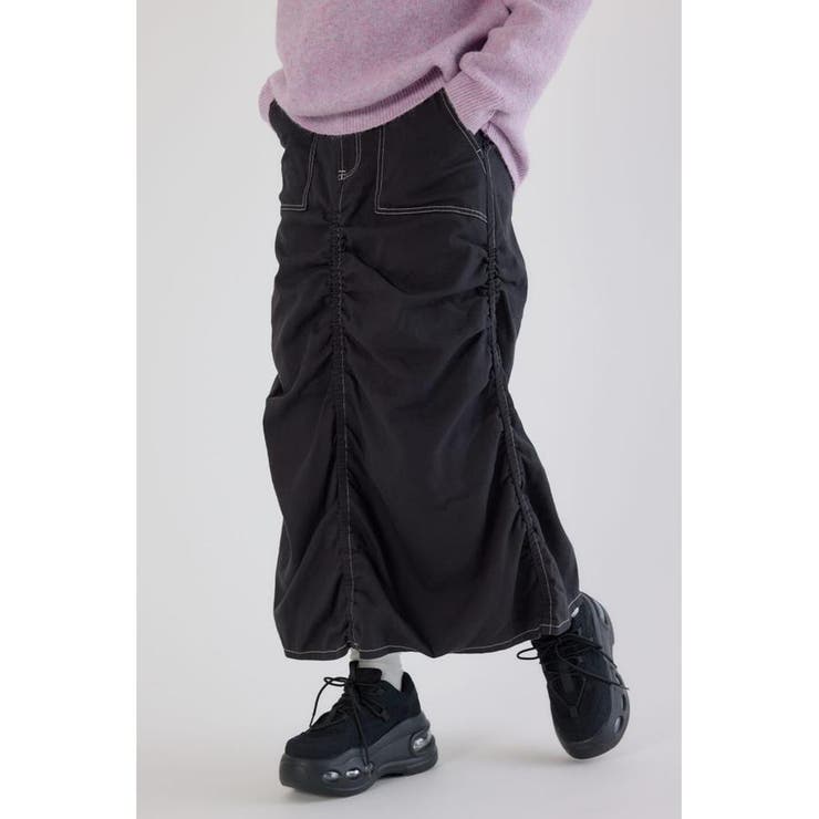 シャーリングマキシスカート | RODEO CROWNS WIDE BOWL | 詳細画像3 