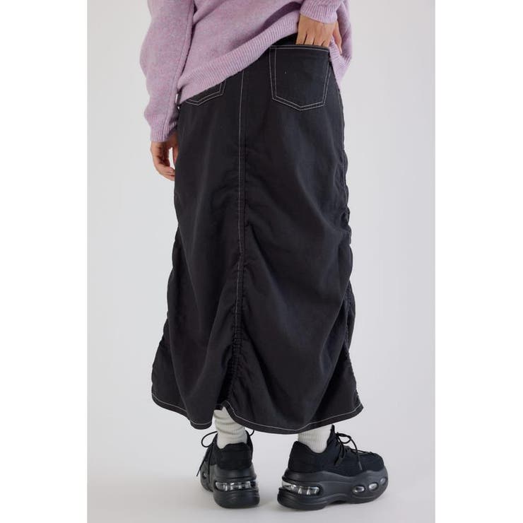 シャーリングマキシスカート | RODEO CROWNS WIDE BOWL | 詳細画像5 