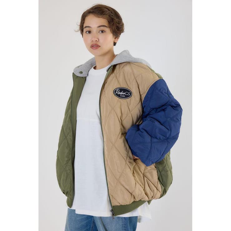 キルティングフードブルゾン | RODEO CROWNS WIDE BOWL | 詳細画像23 