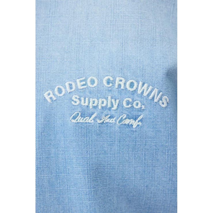 シャンブレーハーフスリーブZIPパーカー | RODEO CROWNS WIDE BOWL | 詳細画像22 